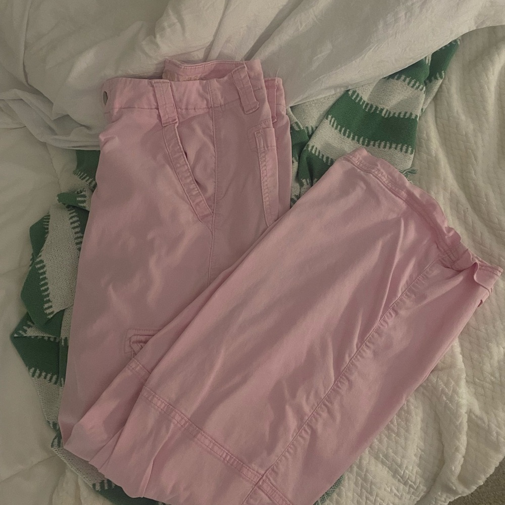 american eagle sz 6 pink cargo pants
